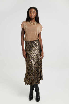 ANIMAL PRINT SKIRT (YOKO ) FEEL CUTE