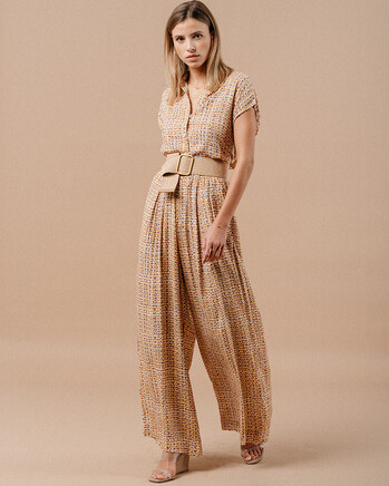 BEIGE DYED PANTS (MASHA) GRACE&MILA