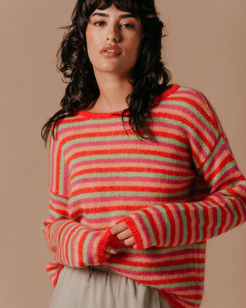 STRIPED KNIT (LANAELLE) GRACE&MILA