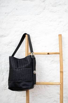 OPHELIA BLACK SHOULDER BAG